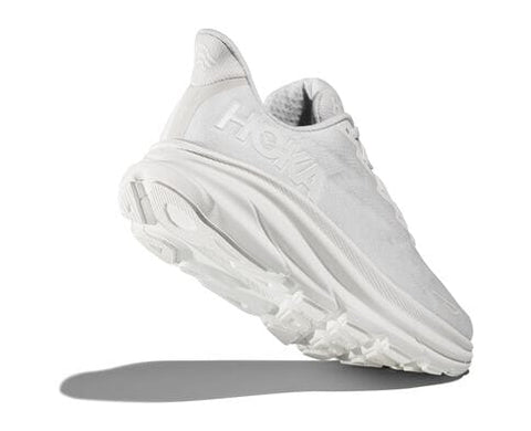 Clifton 9 - Womens - White / White Athletic Hoka 