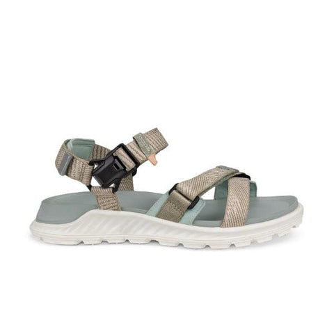 Exowrap Sandals - Womens - Sage / Beige / Ice Flower Sandals ECCO 