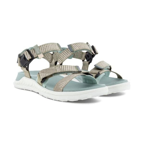 Exowrap Sandals - Womens - Sage / Beige / Ice Flower Sandals ECCO 