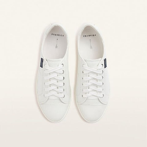Nat III - White Punched Sneakers Frankie4