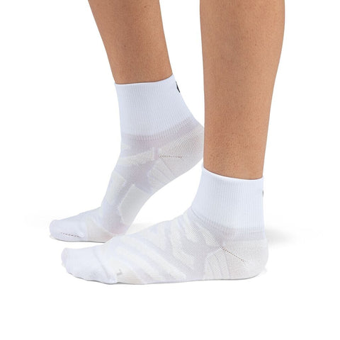 Performance Mid Sock - Mens - White / Ivory Socks ON 