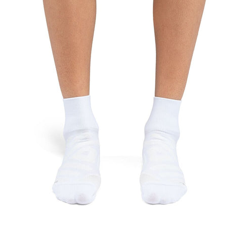 Performance Mid Sock - Womens - White / Ivory Socks ON 