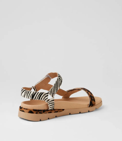 Adiela XR - Womens - Tan / Leopard Sandals ZIERA 