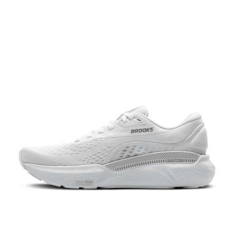 Adrenaline GTS 24 - Womens - White/Oyster Alloy Athletic Brooks 