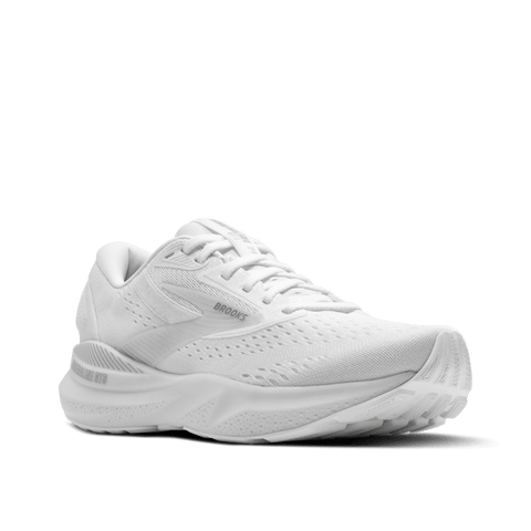 Adrenaline GTS 24 - Womens - White/Oyster Alloy Athletic Brooks 