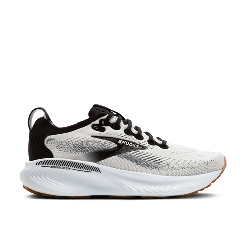 Adrenaline GTS 25 - Mens - White / Black - WIDE Athletic BROOKS 