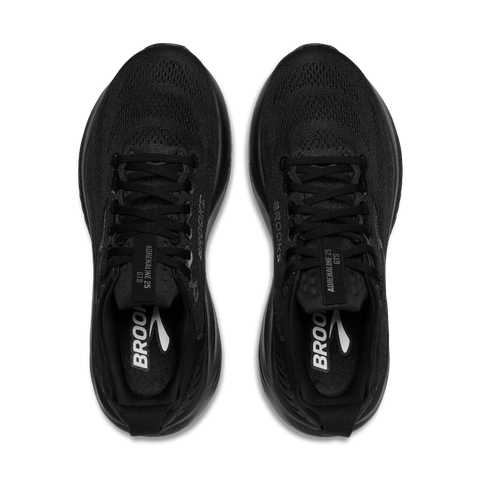Adrenaline GTS 25 - Womens - Black/Ebony - Wide Athletic BROOKS 