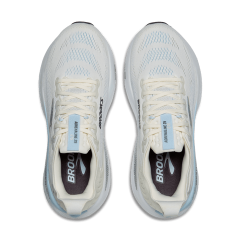 Adrenaline GTS 25 - Womens - White / Nantucket - Wide Athletic BROOKS 