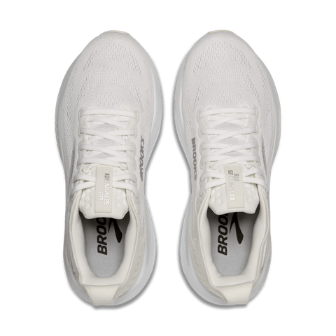 Adrenaline GTS 25 - Womens - White - WIDE Athletic BROOKS 