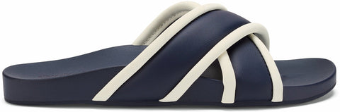 Ani - Womens - Indigo / White Slides OLUKAI 