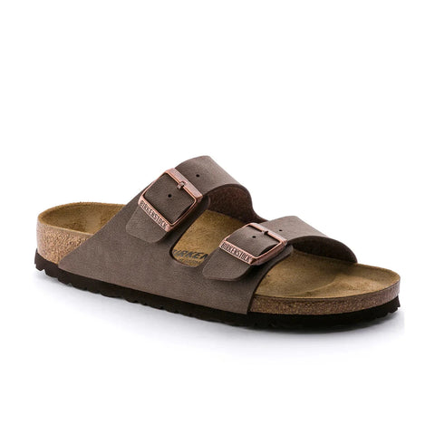 Arizona BirkiBuc (Regular Width) - Mocca Slides Birkenstock 
