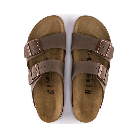 Arizona BirkiBuc (Regular Width) - Mocca Slides Birkenstock 
