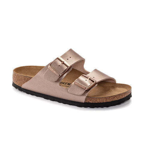Arizona Birko-Flor (Regular Width) - Copper Slides Birkenstock 