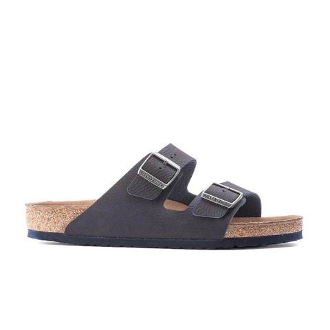 Arizona Desert Dust Vegan BirkiBuc (Regular Width) - Indigo Blue Slides Birkenstock 