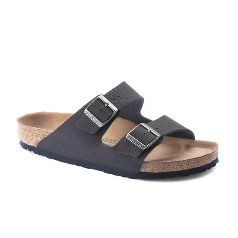 Arizona Desert Dust Vegan BirkiBuc (Regular Width) - Indigo Blue Slides Birkenstock 