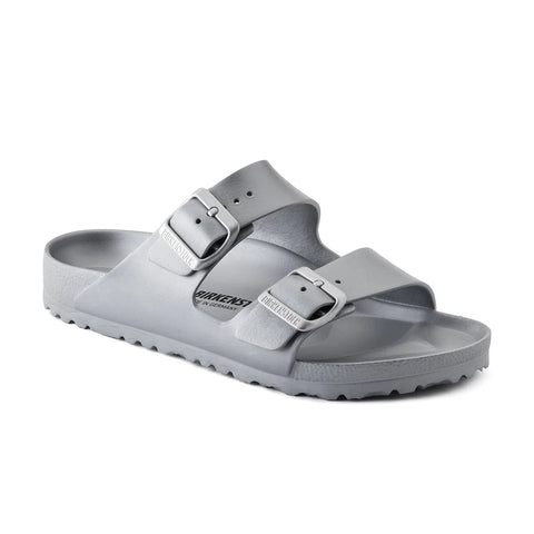 Arizona EVA (Narrow width) - Metallic Silver Slides Birkenstock 