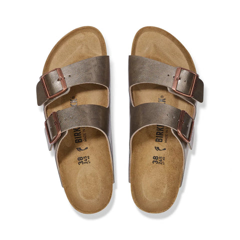 Arizona - Graceful Taupe - Birko-Flor - Regular Slides Birkenstock 