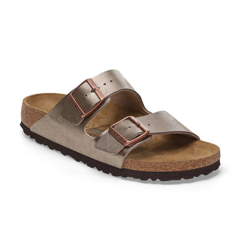 Arizona - Graceful Taupe - Birko-Flor - Regular Slides Birkenstock 