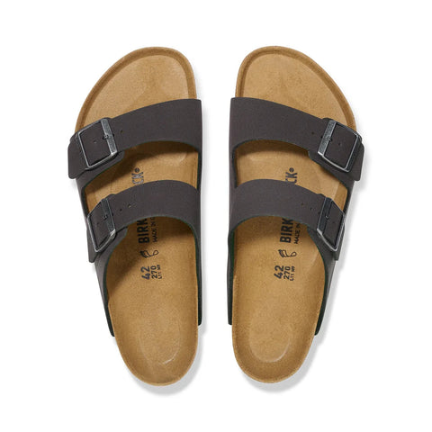 Arizona Velvet Grey - BirkiBuc - Regular Slides Birkenstock 