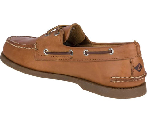 Authentic Original 2- Eye Leather - Wide - Sahara Boat Sperry 