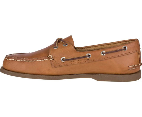 Authentic Original 2- Eye Leather - Wide - Sahara Boat Sperry 