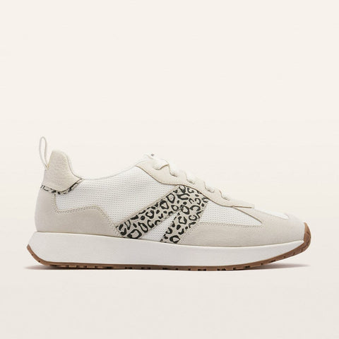 Axel II - Womens - White/Leopard Print Sneakers Frankie4 