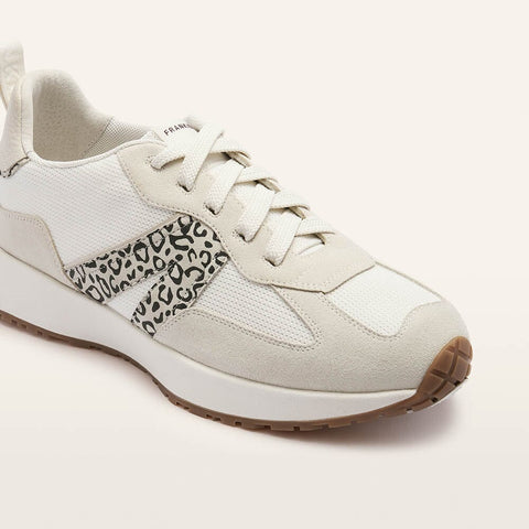 Axel II - Womens - White/Leopard Print Sneakers Frankie4 
