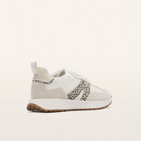 Axel II - Womens - White/Leopard Print Sneakers Frankie4 