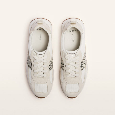 Axel II - Womens - White/Leopard Print Sneakers Frankie4 