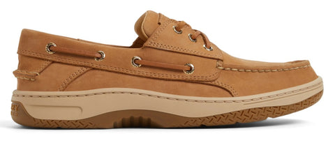 Billfish 3 Eye - Mens - Wide - Nubuck Leather - Tan Boat Sperry 