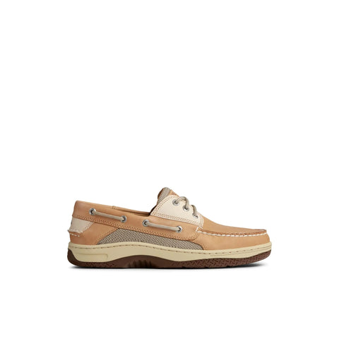 BillFish 3 Eye Wide - Mens - Smooth Tan / Beige Boat Sperry 