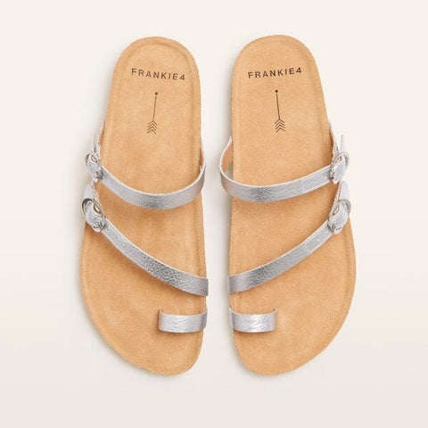 Blake - Silver Tumbled Slides Frankie4 