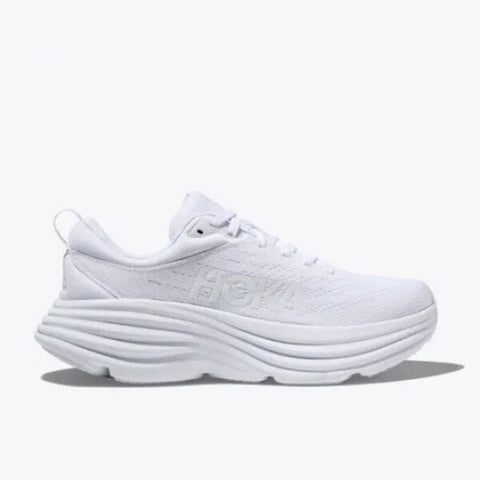 Bondi 8 - Womens - (Wide) White / White Athletic Hoka 