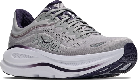 Bondi 9 - Mens - Stellar Grey / Squid Ink - WIDE Athletic Hoka 