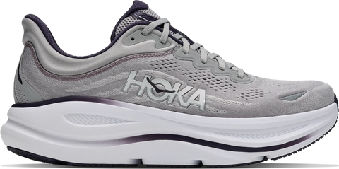 Bondi 9 - Mens - Stellar Grey / Squid Ink - WIDE Athletic Hoka 