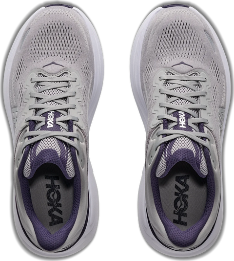 Bondi 9 - Mens - Stellar Grey / Squid Ink - WIDE Athletic Hoka 