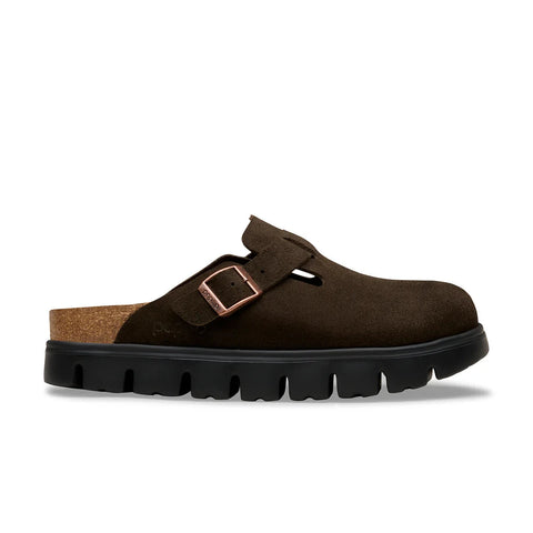 Boston Chunky Suede - Mocca - Narrow Width Clogs Birkenstock 