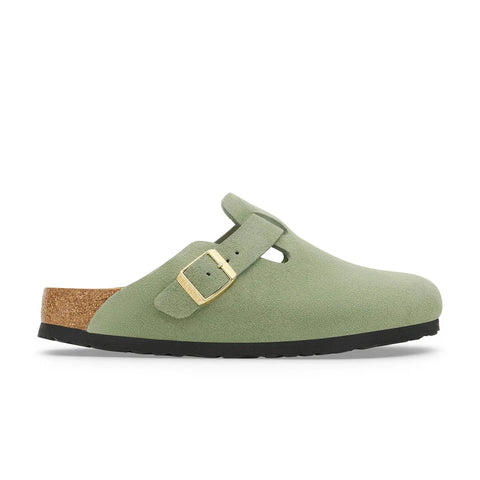 Boston SFB Green Tea Suede Lthr - Regular Green Tea Suede 35 Sandals Birkenstock 