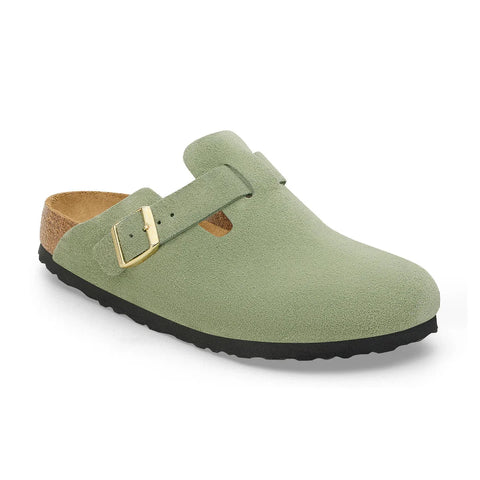 Boston SFB Green Tea Suede Lthr - Regular Green Tea Suede 35 Sandals Birkenstock 