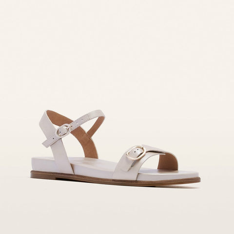Bree - Womens - Warm Pearl Tumbled Sandals Frankie4 