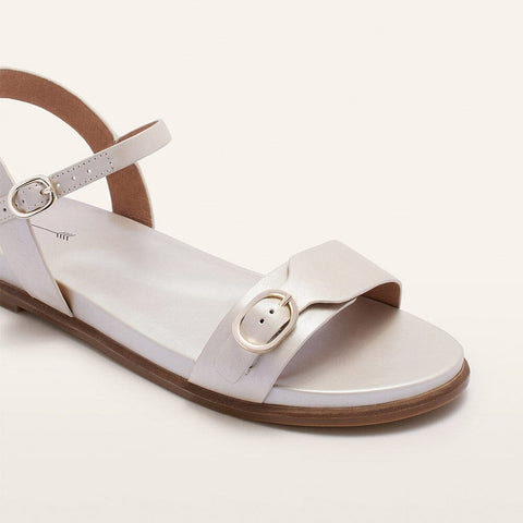 Bree - Womens - Warm Pearl Tumbled Sandals Frankie4 