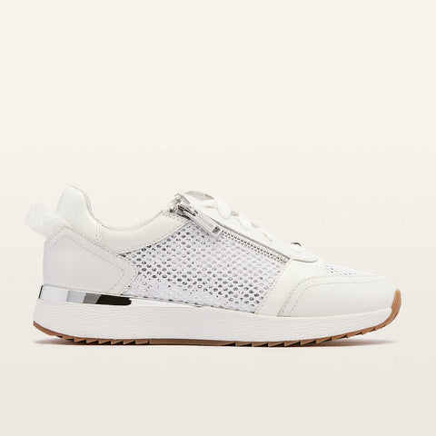 Brooklyn III Mesh - Womens - White/Silver Sneakers Frankie4 