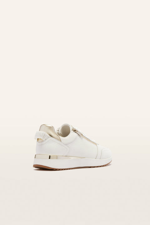 Brooklyn III - Womens - White/Gold Sneakers Frankie4 