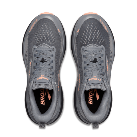 Cascadia 20 - Womens - Grey / Peach Athletic BROOKS 