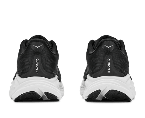 Clifton 11 - Mens - Black / White Athletic Hoka 