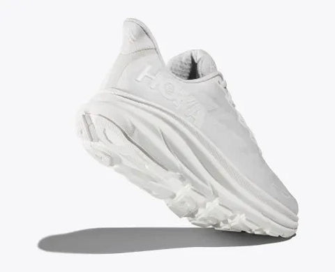 CLIFTON 9 WIDE (D) - WOMENS - WHITE Athletic Hoka 