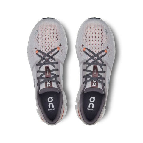 Cloud X 4 - Mens - Silver / Flame Athletic ON 