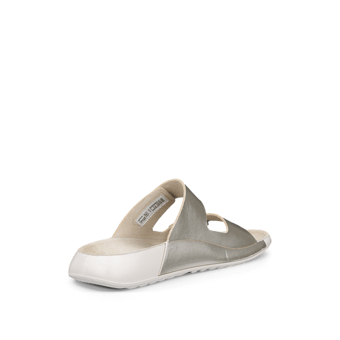 Cozmo - Womens - Pure White Gold Slides ECCO 