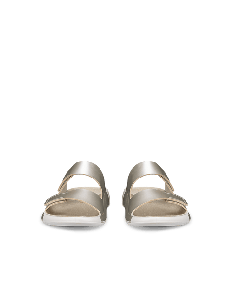 Cozmo - Womens - Pure White Gold Slides ECCO 
