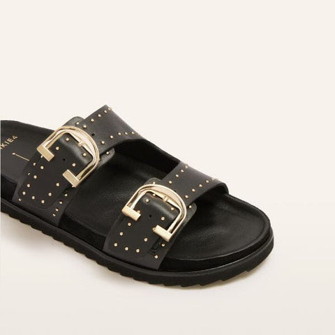 Deon - Black Stud Slides Frankie4 